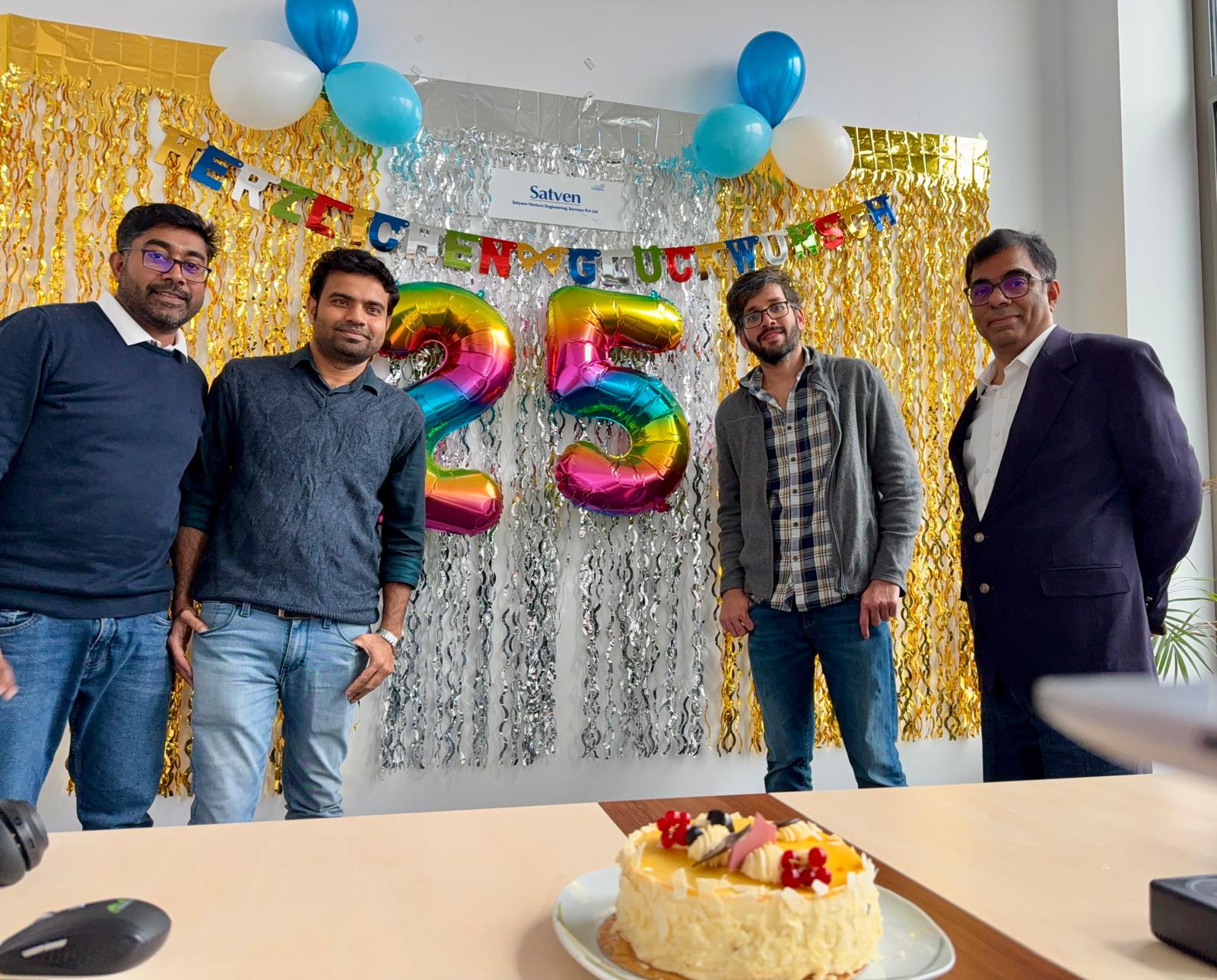 25th Anniversary Celebrations at Satven Germany Office