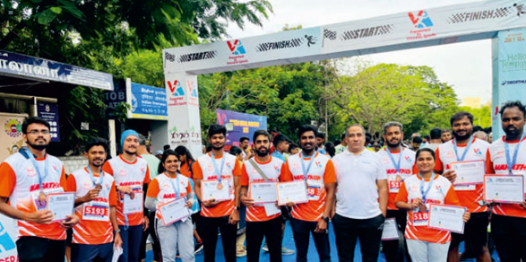 Satven’s participation at Vincera Marathon – Chennai